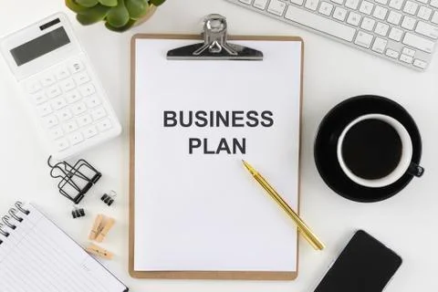 Business plan concept Stock Photos