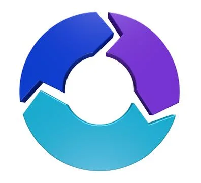 Business plan cycle diagram Stock Illustration