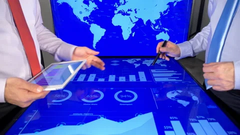 Business plan Data Office  Stock Footage 194807904