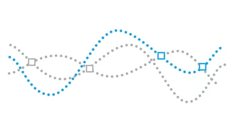 Business plan dotted graph Stock Footage 232672483