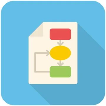 Business plan icon Stock Illustration