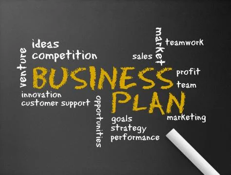 Business Plan Illustrazione stock