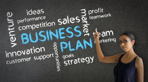 Business plan Stock Illustration