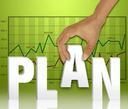 Business plan Stock Illustration