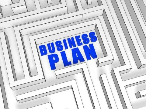 Business plan Stock Illustration