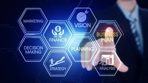 Business plan Illustrazione stock