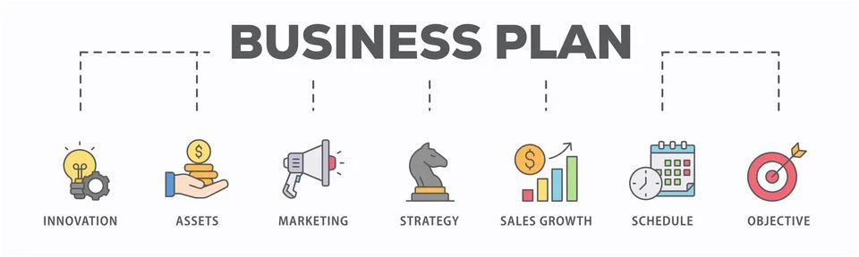 Business plan Stock Illustration