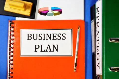 Business plan - a long-Term plan, Stock Photos