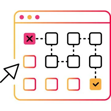 Business plan outline icon work management vector Stock Illustration