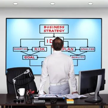Business plan Foto stock