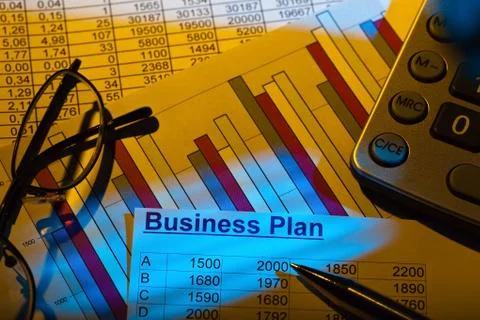 Business plan 스톡 사진