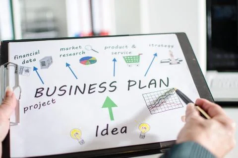 Business plan Stock-Fotos