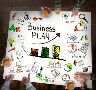 Business plan Stock Photos