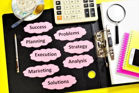 Business plan. Foto stock