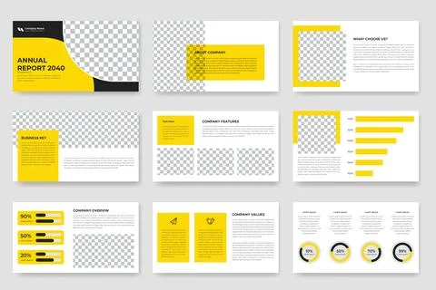 Business plan powerpoint presentation slides template and project proposal .. Stock Illustration