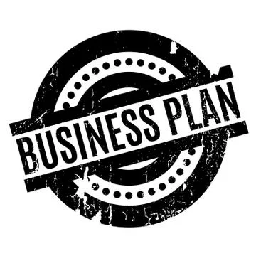 Business Plan rubber stamp Stock Illustration