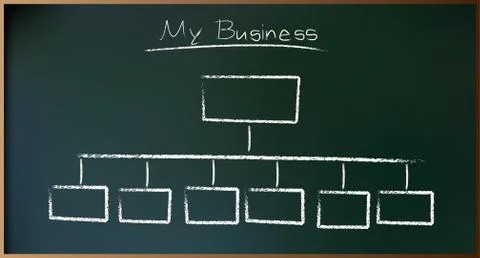 Business Plan on Schoolboard in Vector Stock Illustration