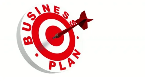 Business Plan Target Metaphor 스톡 동영상 22261598