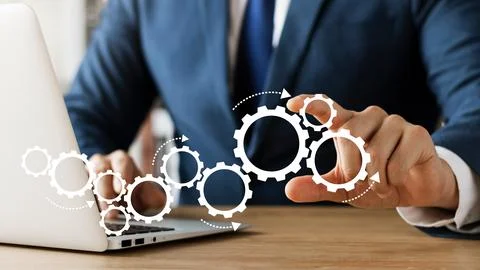 Business planning concepts, high-performance business processes and workflo.. 스톡 사진