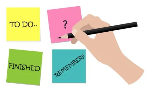 Business planning to do administration Stock Illustration