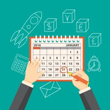 Business planning Stock Illustration