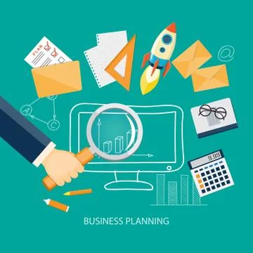 Business planning Stock Illustration