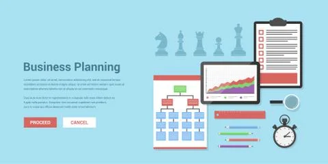 Business planning Stock Illustration