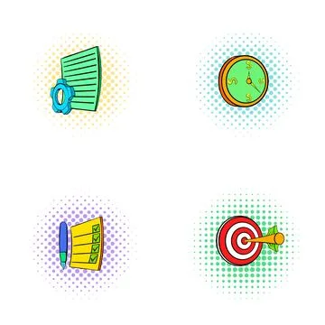 Business planning, time management, task completion, and target achievement Stock Illustration
