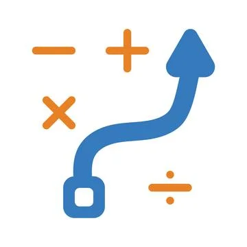 Business Planning vector icon, strategy, tactics, account of money Stock Illustration