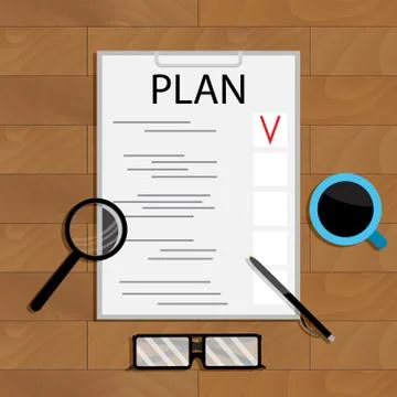 Business planning vector Stock Illustration
