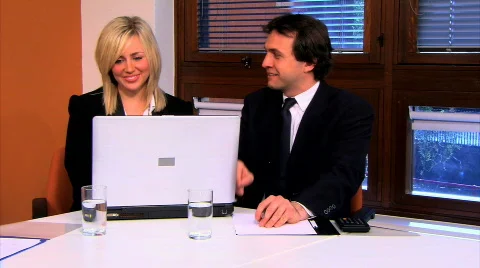 Business Portraits & Teamwork Stock Footage