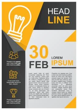 Business Poster Stock Illustration
