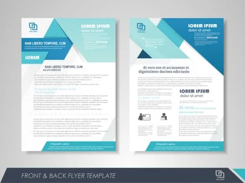 Business poster template Stock Illustration