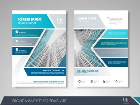 Business poster template Stock Illustration