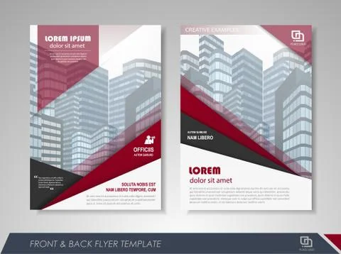 Business poster template Stock Illustration