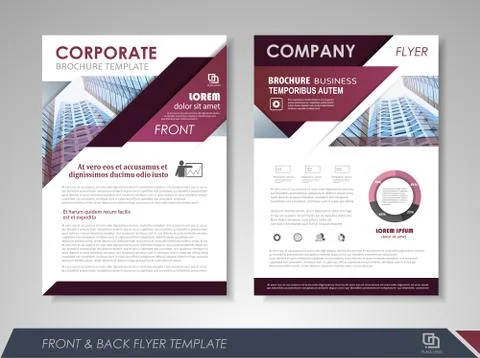 Business poster template Stock Illustration