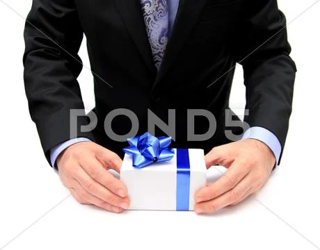 Business present Stock Photos