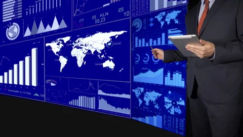 Business  Presentation Charts  動画素材 194800484