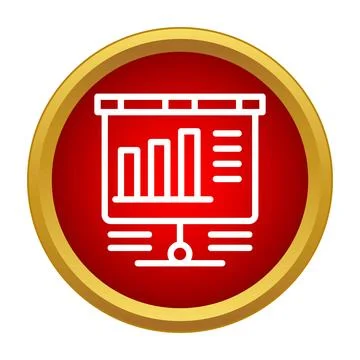 Business presentation creating data analysis and statistics Illustrazione stock