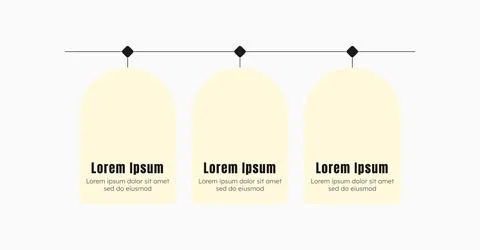 Business presentation empty infographic template Ilustração Stock