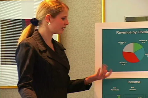 Business Presentation Stock Footage