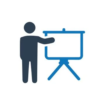 Business Presentation Icon Stock Illustration