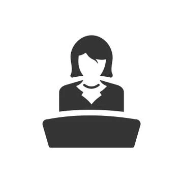 Business Presentation Icon Stock Illustration