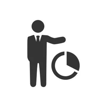Business Presentation Icon Stock Illustration