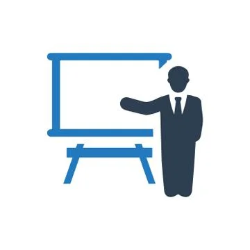 Business Presentation Icon Stock Illustration