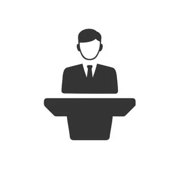 Business Presentation Icon Stock Illustration