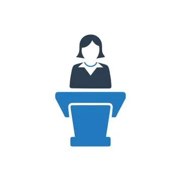 Business Presentation Icon Stock Illustration