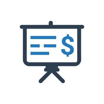 Business Presentation Icon Stock Illustration