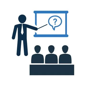 Business Presentation Icon Stock Illustration