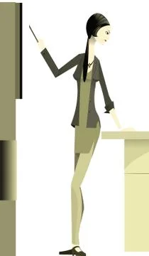 Business presentation Stock Illustration